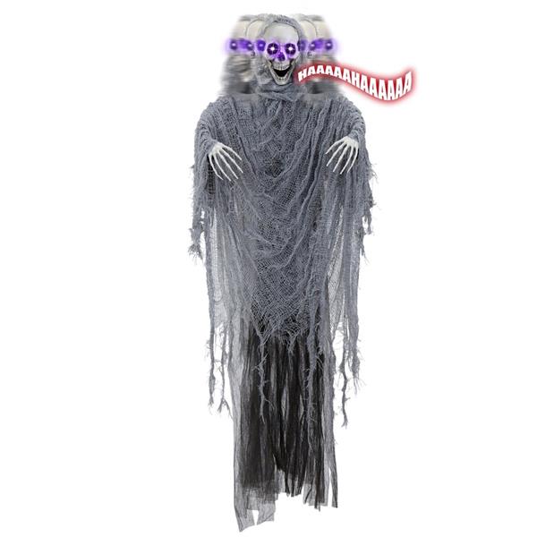 Grote foto halloween pop grijs magere hein met geluid licht en beweging verzamelen overige verzamelingen