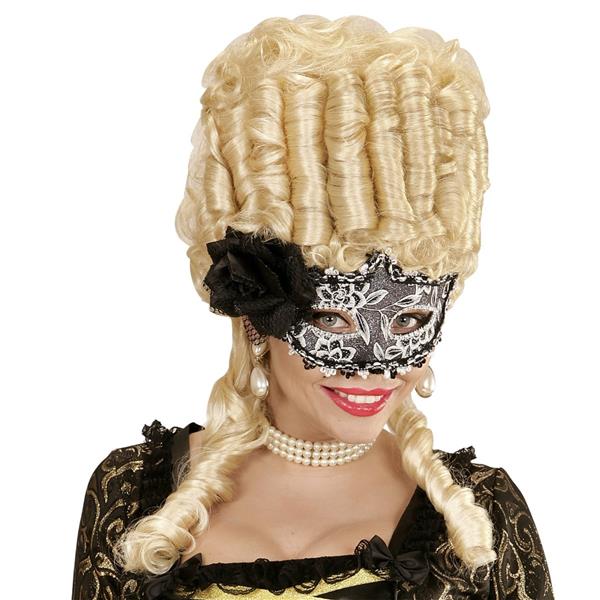 Grote foto halloween oogmasker zwart roos verzamelen overige verzamelingen