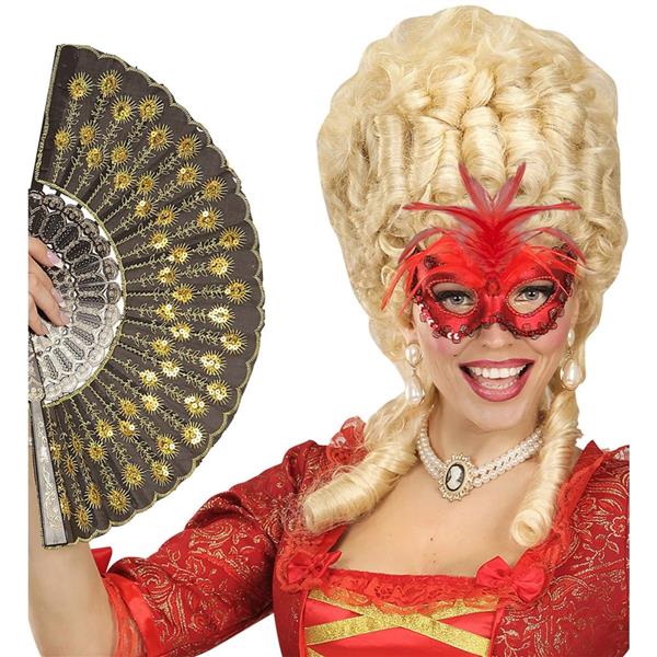 Grote foto rode oogmasker pailletten verzamelen overige verzamelingen