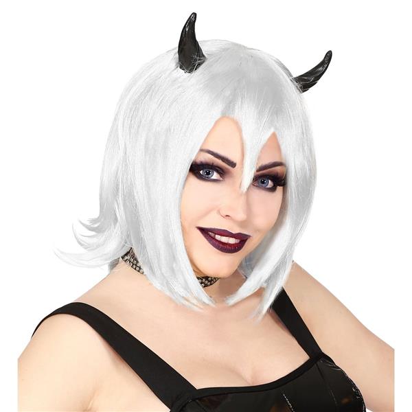 Grote foto halloween pruik wit bob verzamelen overige verzamelingen