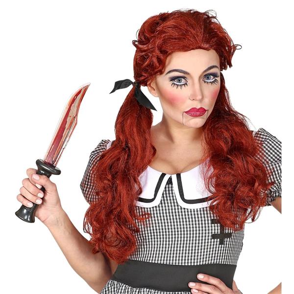 Grote foto halloween pruik rood pop verzamelen overige verzamelingen
