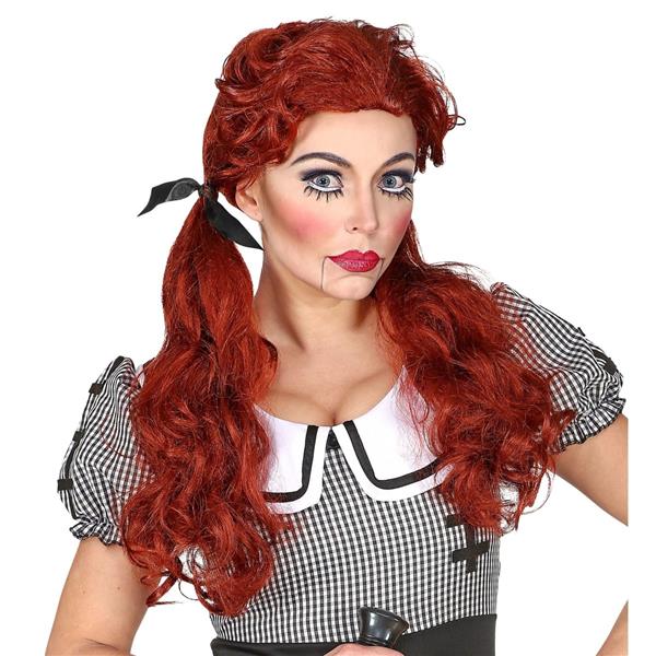 Grote foto halloween pruik rood pop verzamelen overige verzamelingen