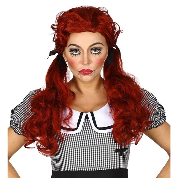 Grote foto halloween pruik rood pop verzamelen overige verzamelingen