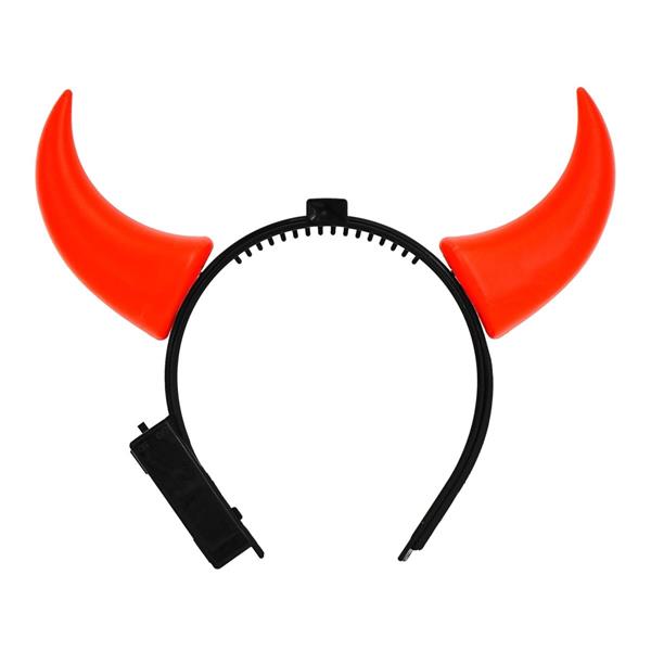 Grote foto halloween haarband rood zwart duivel verzamelen overige verzamelingen