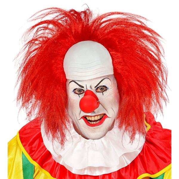 Grote foto halloween pruik rood heren clown verzamelen overige verzamelingen