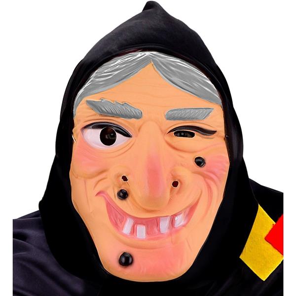 Grote foto halloween masker heks met hoofddoek verzamelen overige verzamelingen