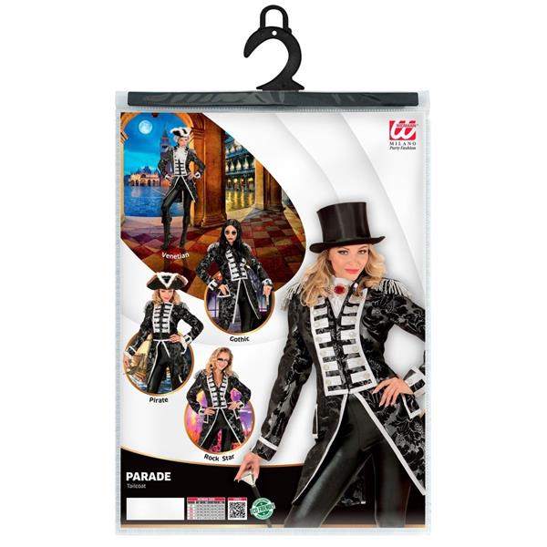 Grote foto circus jas zwart zilver dames verzamelen overige verzamelingen