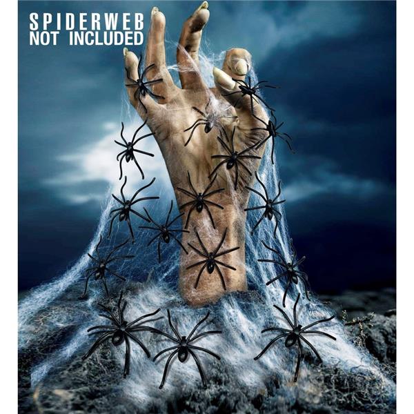 Grote foto halloween nep spin zwart 50st verzamelen overige verzamelingen