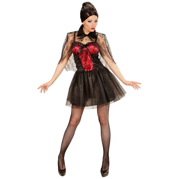 Grote foto halloween jurk rood zwart dames vamoier kort verzamelen overige verzamelingen