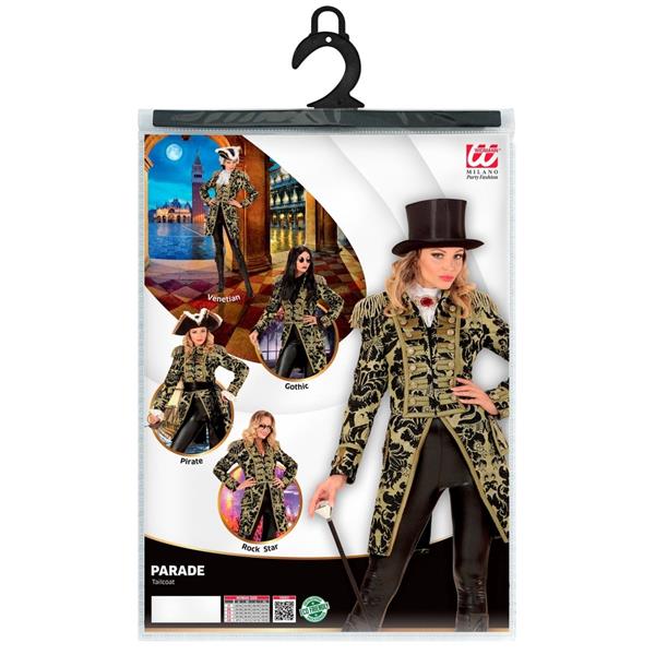 Grote foto circus jas zwart goud dames verzamelen overige verzamelingen