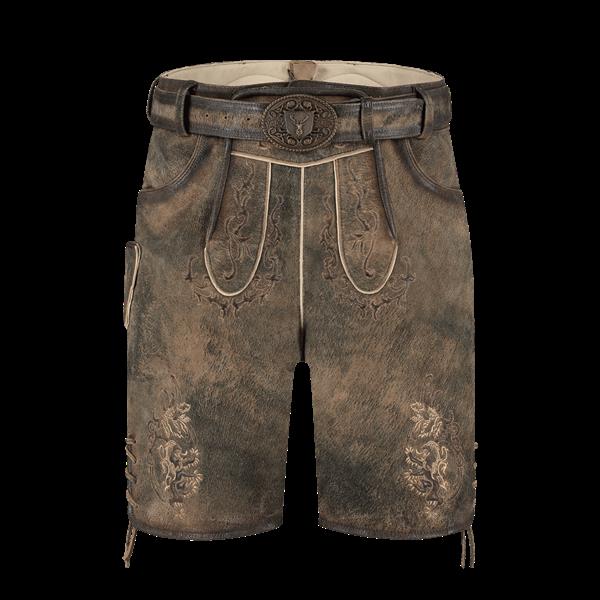 Grote foto lederhose bruin ziegen antik verzamelen overige verzamelingen