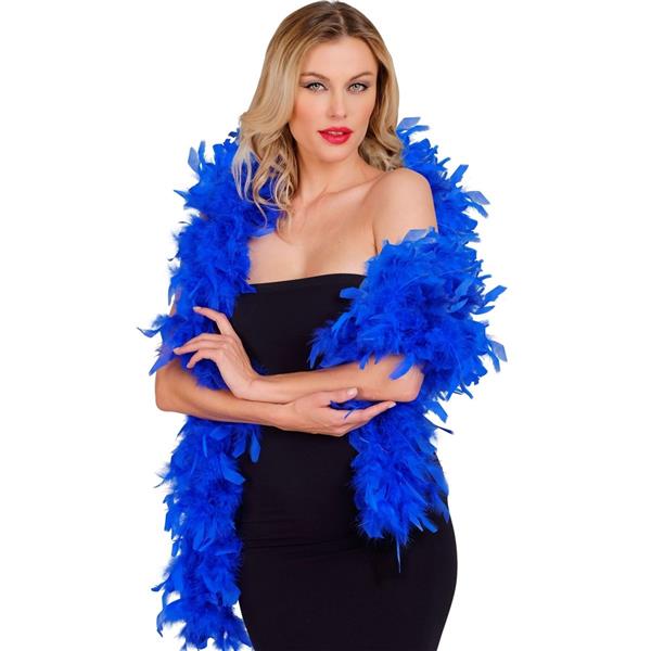 Grote foto blauwe boa veren 1 8m verzamelen overige verzamelingen