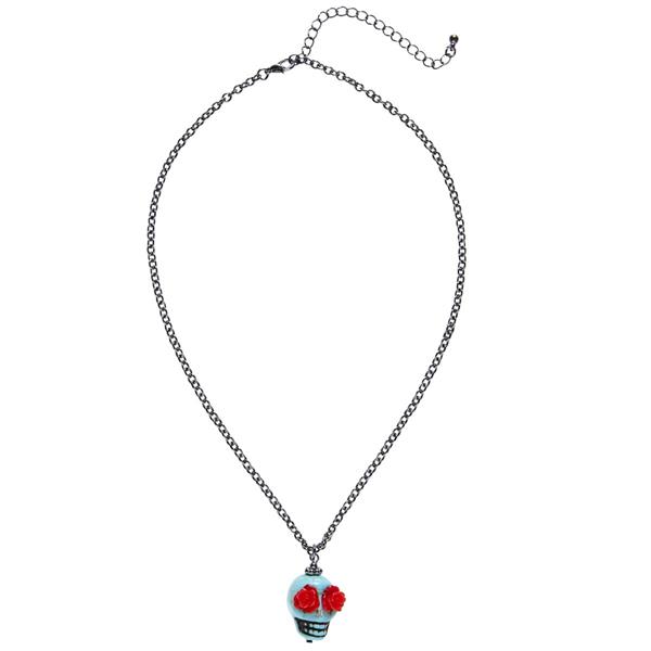 Grote foto halloween ketting gekleurd schedel verzamelen overige verzamelingen