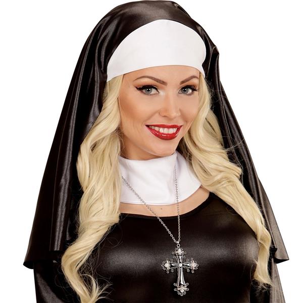 Grote foto halloween ketting zwart zilver kruis verzamelen overige verzamelingen