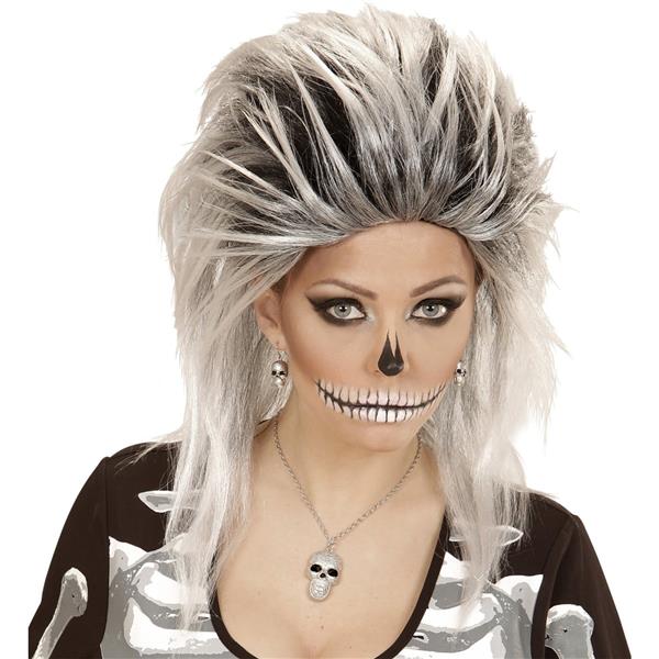 Grote foto halloween accessoireset zilver doodshoofd 3 delig verzamelen overige verzamelingen
