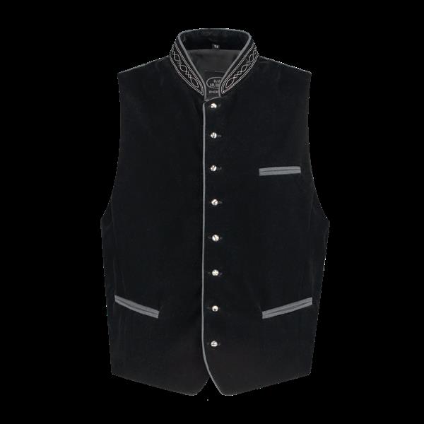 Grote foto oktoberfest vest zwart trachtenweste jaquard verzamelen overige verzamelingen