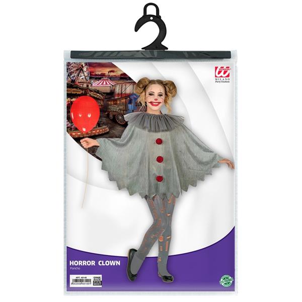 Grote foto halloween poncho kind clown verzamelen overige verzamelingen