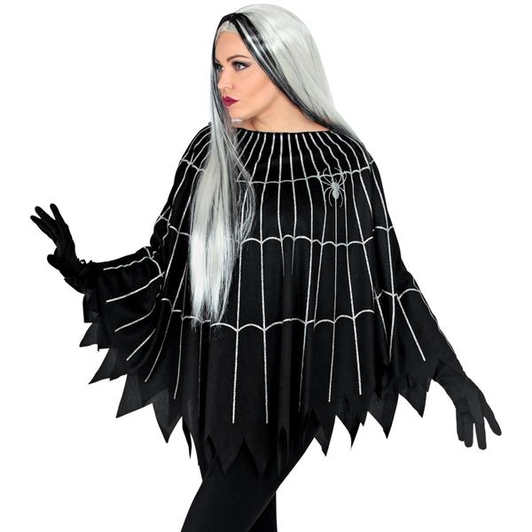 Grote foto halloween poncho spinnenweb verzamelen overige verzamelingen