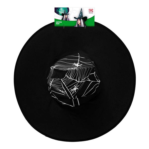 Grote foto halloween heksenhoed zwart wit spinnenweb verzamelen overige verzamelingen