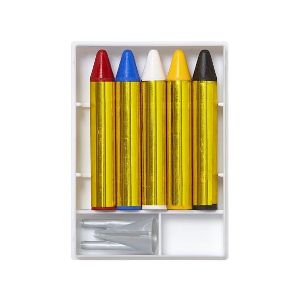 Grote foto gekleurde schminkset 6 delig verzamelen overige verzamelingen