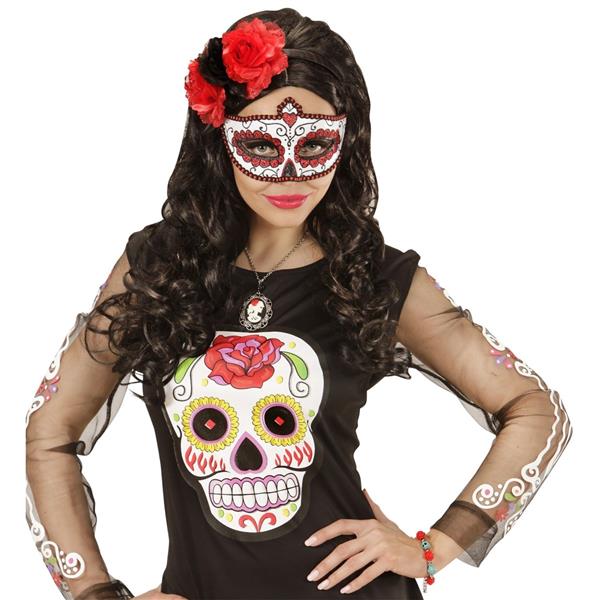 Grote foto halloween armband rood blauw schedel verzamelen overige verzamelingen