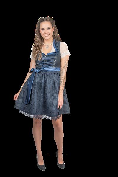 Grote foto donkerblauwe dirndl jurk oktoberfest dames 2 delig verzamelen overige verzamelingen