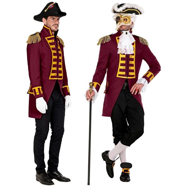 Grote foto piraat jas bordeaux rood heren verzamelen overige verzamelingen