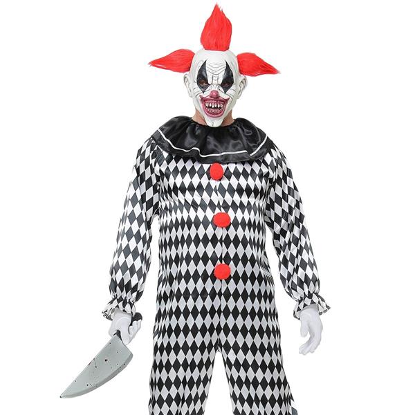 Grote foto halloween masker rood wit clown verzamelen overige verzamelingen