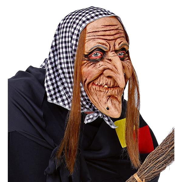 Grote foto halloween masker heks met haar verzamelen overige verzamelingen