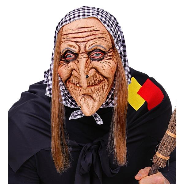 Grote foto halloween masker heks met haar verzamelen overige verzamelingen