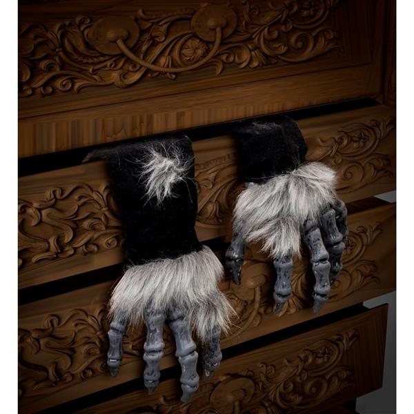 Grote foto halloween nep hand monster met vacht verzamelen overige verzamelingen