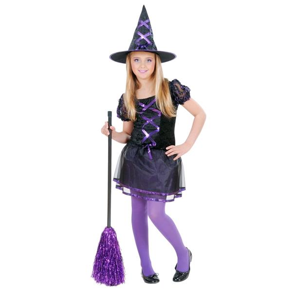 Grote foto halloween jurk zwart paars meisje heks 2 delig verzamelen overige verzamelingen