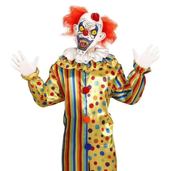 Grote foto halloween masker clown met haar en hoedje verzamelen overige verzamelingen