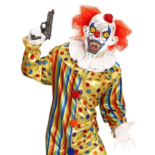 Grote foto halloween masker clown met haar en hoedje verzamelen overige verzamelingen