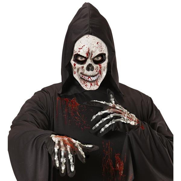 Grote foto halloween masker schedel bloederig verzamelen overige verzamelingen