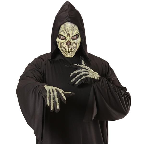 Grote foto halloween masker beige schedel verzamelen overige verzamelingen