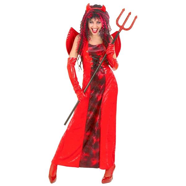 Grote foto halloween jurk rood dames duivelin 3 delig verzamelen overige verzamelingen