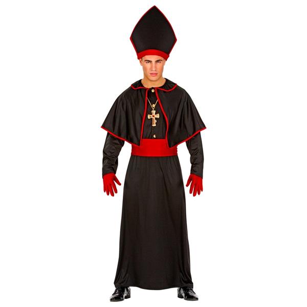 Grote foto bisschop kostuum zwart rood 4 delig verzamelen overige verzamelingen