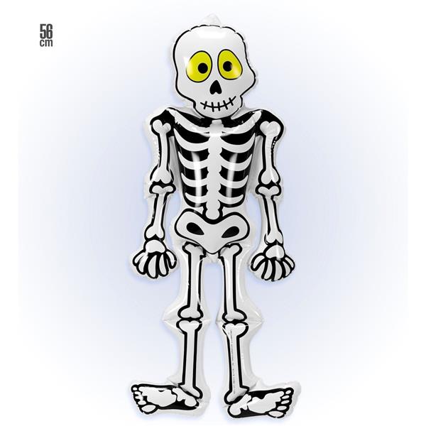 Grote foto halloween skelet opblaasbaar 56cm verzamelen overige verzamelingen