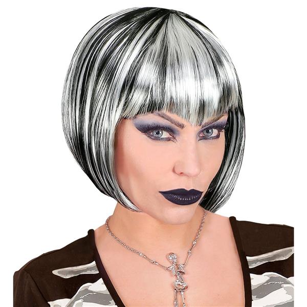 Grote foto zwart zilveren pruik verzamelen overige verzamelingen