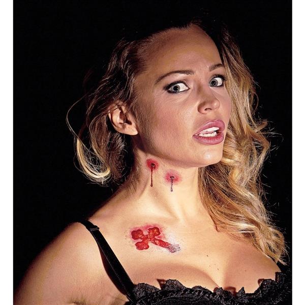 Grote foto halloween nep tattoos vampierebeten verzamelen overige verzamelingen