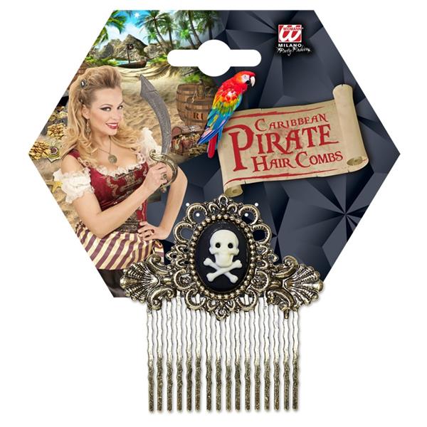 Grote foto halloween haarclip schedel met botten verzamelen overige verzamelingen