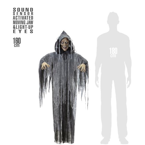Grote foto halloween pop grijs zombie met geluid licht en beweging verzamelen overige verzamelingen