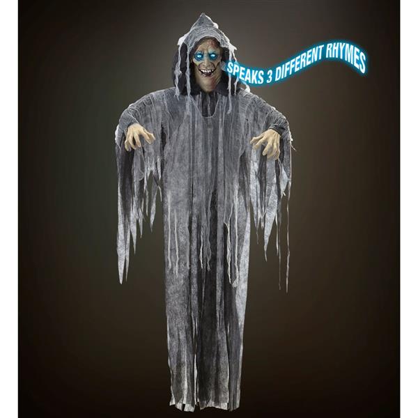 Grote foto halloween pop grijs zombie met geluid licht en beweging verzamelen overige verzamelingen