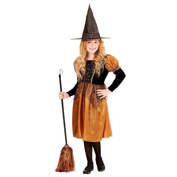Grote foto heks jurk zwart oranje meisje verzamelen overige verzamelingen