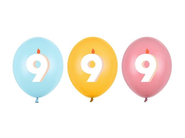 Grote foto 9 jaar ballonnen 30cm 50st verzamelen overige verzamelingen