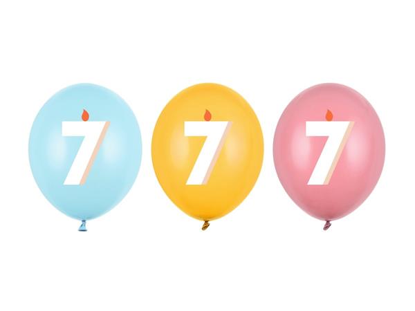 Grote foto 7 jaar ballonnen 30cm 50st verzamelen overige verzamelingen