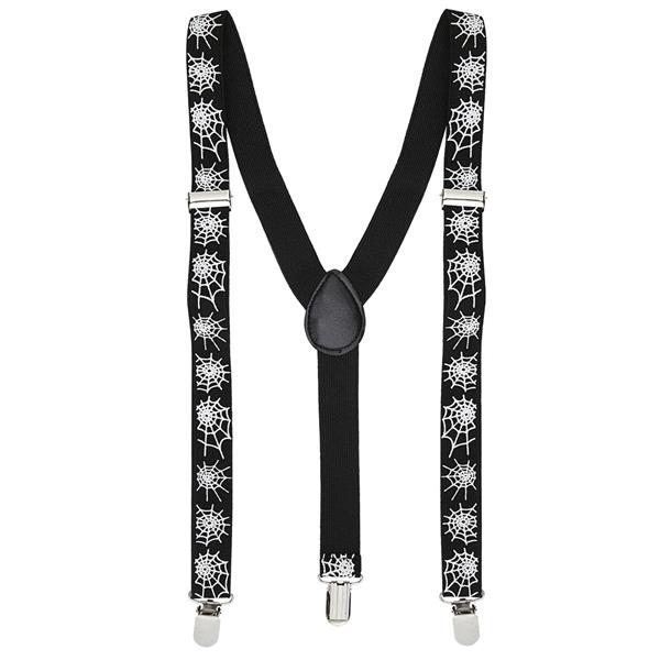 Grote foto halloween bretels spinnenweb verzamelen overige verzamelingen