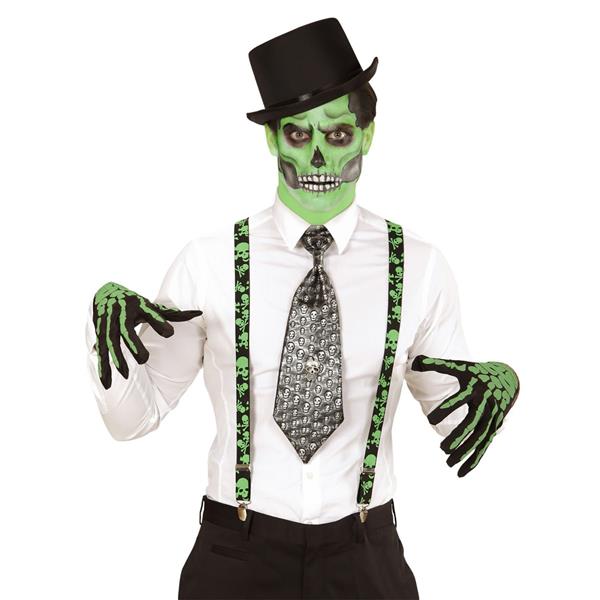 Grote foto halloween bretels schedels verzamelen overige verzamelingen