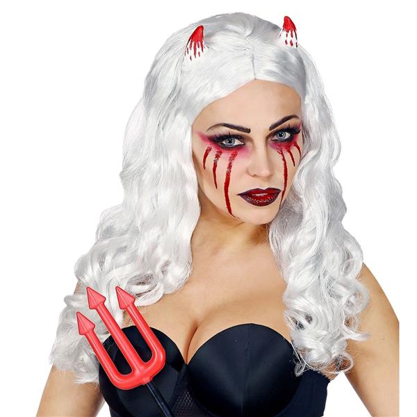 Grote foto halloween pruik wit slag verzamelen overige verzamelingen